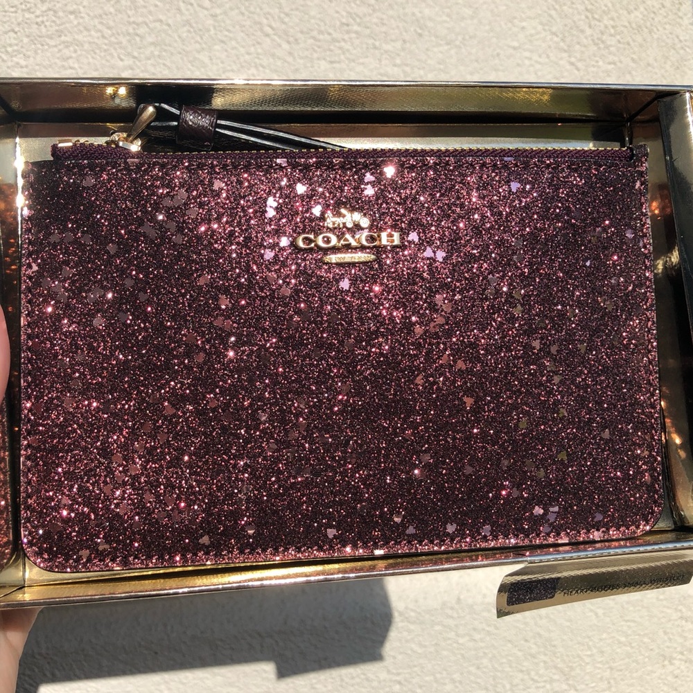 Purple Heart coach wallet